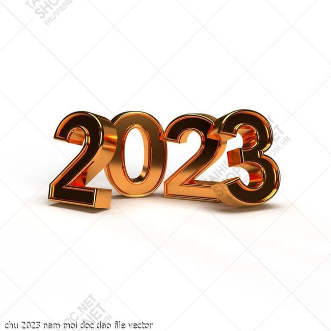 chu 2023 nam moi doc dao file vector